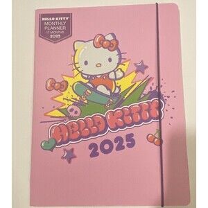 Hello Kitty And Friends 2025 17 Months Planner Calendar